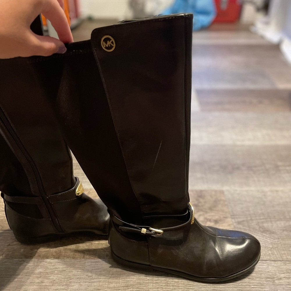 Michael Kors Black Knee High Books - Picture 3 of 6
